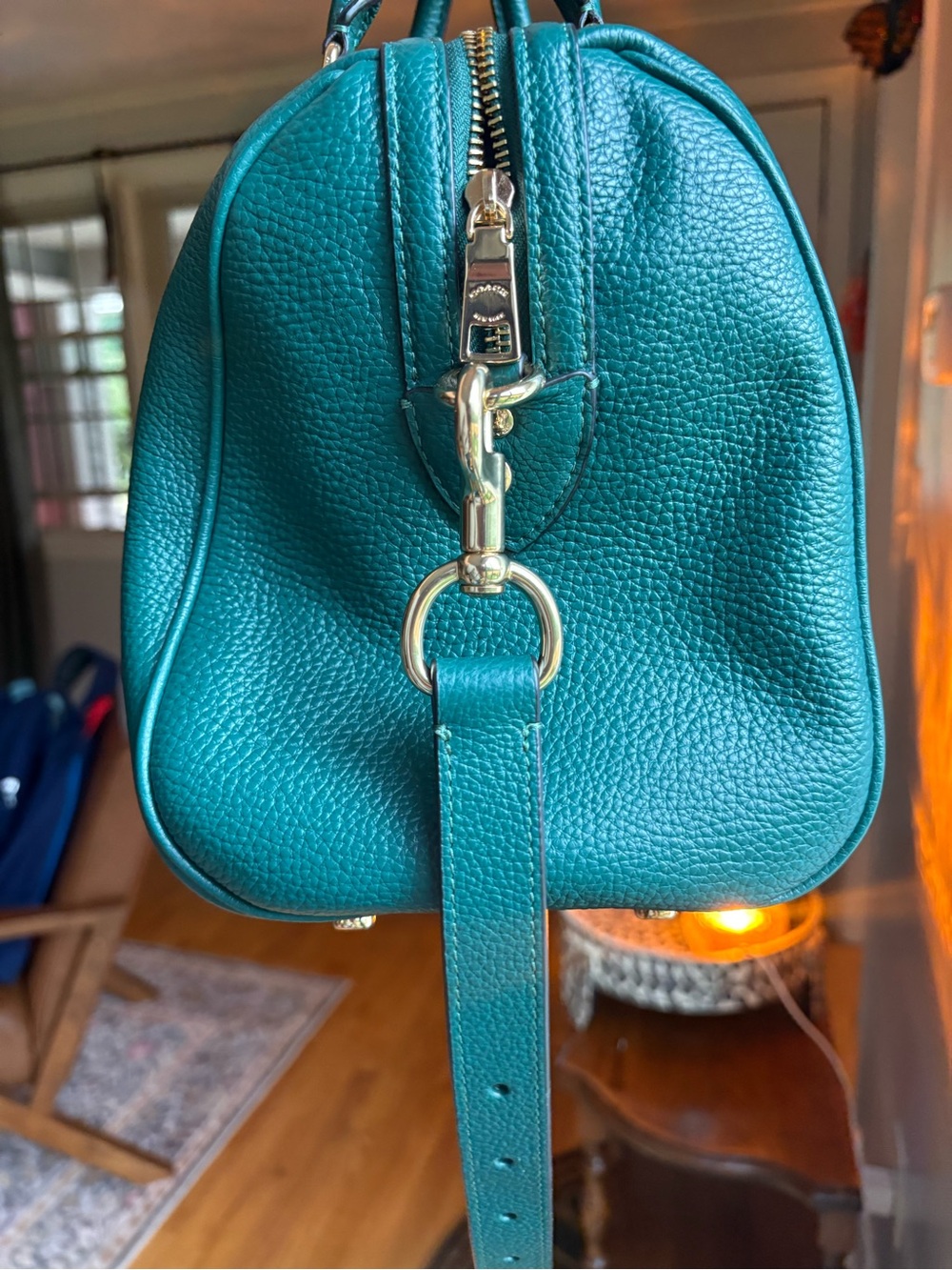COACH Rowan Emerald Green Large - Picture 10 of 15